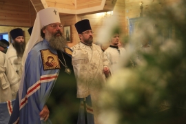 22 ноября 2015 г. Освящение храма и посвящение настоятельницы обители монахини Питиримы(Лисициной) в сан игумении