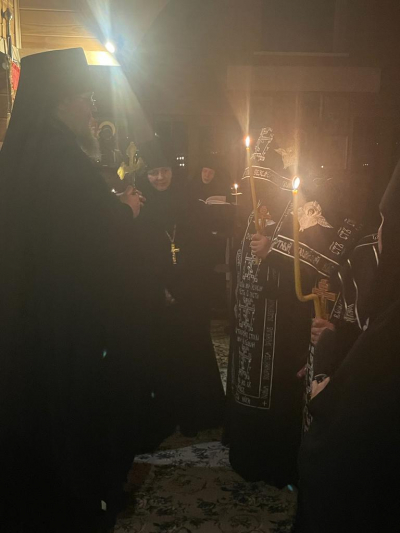 Первый постриг в великую схиму сестер Боголюбского монастыря