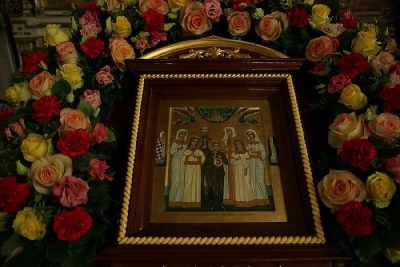 Сонм архиереев совершил Божественную литургию в Храме на Крови в день Собора новомучеников и исповедников Церкви Русской