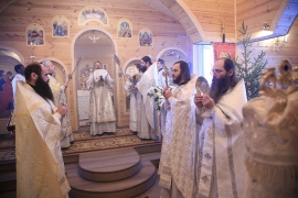 19 января в день празднования Крещения Господня митрополит Екатеринбургский и Верхотурский Кирилл возглавил праздничную Божественную Литургию