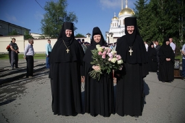 Сонм архиереев возглавил Божественную литургию в день 635-летия со дня явления Тихвинской иконы