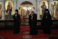 В ночь с 22 на 23 июля 2017 года, с субботы на воскресенье, в Храме-на-Крови совершены Всенощное бдение и Божественная литургия по афонскому уставу