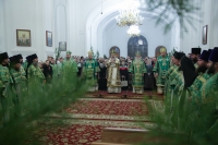 Архиерейская праздничная литургия совершена в Свято-Николаевском мужском монастыре в Верхотурье